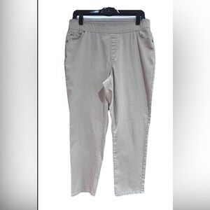 Kim Rogers Women’s Stretch 5 Pocket Pull On Pants, Size 10P Short